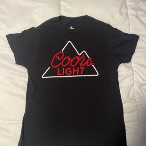 Coors Light Women's Black Short Sleeve Tee